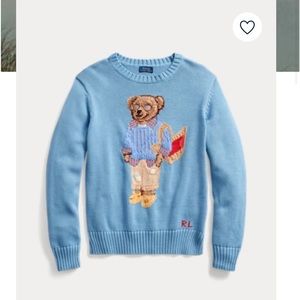 Ralph Lauren Women Polo Bear Sweater Cotton M